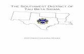 T SOUTHWEST D TAU BETA SIGMAswd.kkytbsonline.com/wp-content/uploads/2019/03/Official... · 2019-03-30 · c. Tau Beta Sigma National Council i. Jonathan Markowski - Tau Beta Sigma