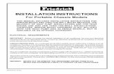 INSTALLATION INSTRUCTIONS · 2018-09-21 · installation instructions for portable chassis models this manual includes installation instructions for window mount and thru-the-wall