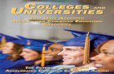 UColleges niversities - SCHOOL OF TOMORROW ASIAPrinted in the United States of . America. This publication may not be reproduced in ... Athens State University. Auburn University Bethany