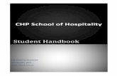 CHP School of Hospitality...CHP School of Hospitality | Student Handbook | V4.3 | July 2019 Page 5 of 68 Student Handbook All CHP School of Hospitality students will have access to