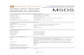 (MSDS) Andiroba Oil Refined - Praan Naturals · 2014-01-15 · EC: This material is not classified as Dangerous according to the health and physical properties criteria of the EU
