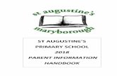 ST AUGUSTINE S PRIMARY SCHOOL · ‘St Augustine’s Catholic School community believes that all children can learn. We will nurture and inspire our learners through the awe and wonder