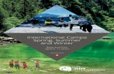 International Camps Spring, Summer and Winter · 2020-02-12 · courses so that our new campers can find a challening programme packed with outdoor activities and our returning campers
