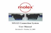MX123 Connection System User ManualMX123 Connection System User Manual - AS-34566-001 Rev B 13 C. Terminal Installation For ease of assembly, it is recommended that when populating
