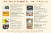 Adventures in Food - stillwaterlibrary.org · confused, kitchen-mad perfectionist broke off her engagement to a handsome New Yorker, quit her dream job, and found her way to a new