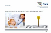 Health system targets – background material – Supplement · 2017 kce report 292s health services research health system targets – background material supplement caroline obyn,