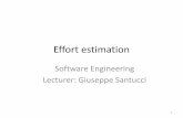 Software Engineering Lecturer: Giuseppe Santuccisantucci/SW_Engineering/Material/09_A_COCOMO.pdf · • DOCU: level of required documentation (0.81-0.91-1.0-1.11-1.23-n/a) – Several