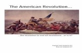 The American Revolution… · Chapter 4, section 1: Guided Reading The Stirrings of Rebellion Directions: As you read about the growing conflict between Great Britain and the American