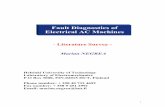 Fault Diagnostics of Electrical AC Machines · Fault detection methods using parameter estimation 40 5. Fault detection methods using partial discharges 43 ... The operation of electrical