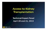 Access to Kidney Transplantation - DialysisData.org...Dallas Transplant Institute, Dallas, TX None Duane Dunn, MSW National Director of Social Work Services DaVita Healthcare Partners