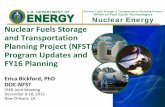 Fuel Cycle Technologies Near Term Planning for …...Consent-Based Siting On March 24, President Obama authorized the Energy Department to move forward with planning for a separate