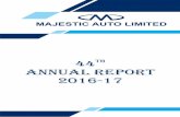 MAJESTIC AUTO LIMITED-2017 · 2019-03-05 · audit the financial year 2017-18, at a remuneration, reimbursement of out-of-pocket expenses, travelling and other expenses ... accompanying