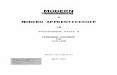 A FRAMEWORK FOR A - Skills Development Scotland · Web viewThe purpose of the Procurement Modern Apprenticeship is to encourage entry into and progression within the procurement and