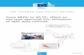 From NEDC to WLTP: effect on the type-approval CO ......From NEDC to WLTP: effect on the type-approval CO 2 emissions of light-duty vehicles S. Tsiakmakis, G. Fontaras, C. Cubito,