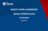 BUDGET ENTRY & REPORTING...Hyperion Planning Input Org Fund Object Prog Cref Amount Per Hyperi : 0754 000000 5010 1000 07-0000 $ 737,966 0754 462955 5010 1000 07-0000 $ 48,709 0754