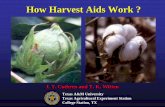 How Harvest Aids Work - cotton.tamu.educotton.tamu.edu/General Production/how harvest aids work.pdfJasmonate cont. • Little is known about the mode of action at tissue or organ levels
