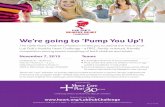 We’re going to ‘Pump You Up’!qa · 2015-10-21 · Lub Dub’s Healthy Heart Challenge – a FREE, family-oriented, friendly competition among teams consisting of both children