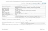 CDDFT Policy policy... · 2015-12-09 · day-cases under their care for the risk of VTE and prescribing of appropriate prophylaxis. Nursing staff. Ward nursing staff are responsible