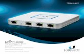 UniFi® Security Gateway Datasheet - NetSuite · Ubiquiti Networks introduces the UniFi® Security Gateway, which extends the UniFi Enterprise System to encompass routing and security