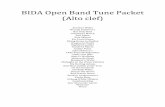 BIDA Open Band Tune Packet (Alto clef) · 2018-02-25 · BIDA Open Band Tune Packet (Alto clef) Amelia's Waltz Brenda Stubbert's Bus Stop Reel Coleman's March Evil Diane Evit Gabriel