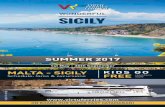 WONDERFUL SICILY - Virtu Ferries · WONDERFUL SUMMER 2017. When two adults are travelling together, the first two children (4 years till under 14) pay €60.00 per child & local transport