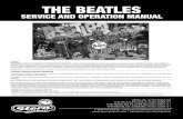 K8 Operation and Parts Manual - SternTHE BEATLES SERVICE AND OPERATION MANUAL Games configured for North America operate on 60 cycle electricity only. These games will not operate