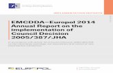 EMCDDA–Europol 2014 · 10 I 3.1.1 New psychoactive substances notified in 2014 11 I 3.1.2 Revision of reporting tools – 2013 seizure data 12I 3.2. Public health alerts ... Union