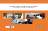 Universal Health Coverage-Pilot in Tamil Nadu: Has it delivered … Pilot Report_Tamilnadu_IITM... · 2018-05-02 · 2 Foreword Professor T Sundararaman, TISS Mumbai Health and Wellness