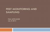 PEST MONITORING AND SAMPLINGentnemdept.ufl.edu/liburd/fruitnvegipm/classfiles/Lab2 Traps 2014.pdfMonitoring Flint 2001 A prerequisite for effective decision making in IPM! Monitoring