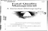 AD-A249 837 'Total QualitySan Francisco: Jossey-Bass, 1991. 267pp. (HC110 L3C37 1991) ... TRAINING STRATEGY FOR TOTAL QUALITY MANAGEMENT IN THE DEPARTMENT OF DEFENSE. San Diego: Navy