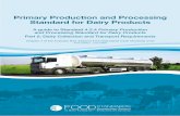 Food Standards Australia New Zealand - Primary Production and Processing Standard … · 2018-06-26 · A guide to Standard 4.2.4 Primary Production and Processing Standard for Dairy