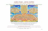 GURU PUJA - LAMA CHÖPA · From now till enlightenment, take safe direction From the gurus and the Three Supreme Gems. ... At the crest of a wish ‐ granting tree, ...