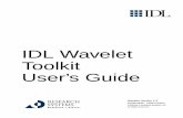 IDL Wavelet Toolkit User's Guide - University of Utahhome.chpc.utah.edu/~u0035056/olympics/irprobe/docs/wavelet.pdf10 Chapter 1: Introduction to the IDL Wavelet Toolkit What is the