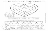 Valentine's Day Maze Make a color pattern with the hearts ......Valentine's Day Maze Make a color pattern with the hearts: vvvvvv oo How many 00 0 oo keys? oo oo O  o oo O oo
