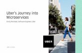 Uber’s Journey into Microservices - QCon New York · Uber’s Journey into Microservices Emily Reinhold, Software Engineer, Uber JUNE 15, 2016