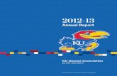 Annual Report FINAL - University of Kansasirsurvey/hlc2015/Annual_Reports_KU_Alumni_Annual_Report... · and news from campus to the key communities where KU graduates ... are listed