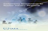 Competency Assessments for Nuclear Industry Personnel · 2006-05-09 · Power Plant Personnel Training and its Evaluation: A Guidebook. ... A critical component of SAT ... assessment