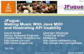 JFugue: Making Music with Java MIDI and …If it makes a sound in MIDI, you can represent it in JFugue 2007 JavaOneSM Conference | Session TS-1130 | 10 More Fun With the Music String