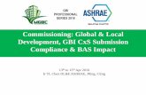 Commissioning: Global & Local Development, GBI CxS … · • ASHRAE Standard 202-2013, The Commissioning Process for Buildings and Systems • ASTM Standard E2813-2012, Standard