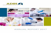 ANNUAL REPORT 2017adri.org.au/wp-content/uploads/2018/07/ADRI_Annual... · 2018-07-05 · Research Foundation (ADRF) . It is indeed a challenge to receive the baton from the inaugural