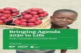 Bringing Agenda 2030 to Life - cafod.org.uk...5 Zambia Sustainable Development Report KEY FINDINGS ๏ Ensuring that no-one is left behind requires both economic and social strategies