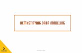 DEMYSTIFYING DATA MODELING - Sisensepages.sisense.com/rs/601-OXE-081/images/Modelling_for_Business.pdf · →Goals of Data Modelling AGENDA →The Challenge of Data Modelling →Process