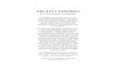 MIGHTY EMPIRES - Freeathenost.free.fr/MightyEmpires.pdf · MIGHTY EMPIRES 5 Warmaster races: High Elves, Orcs, Men, and so on. The player might be a king, a powerful baron, a freebooter