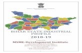 BIHAR STATE INDUSTRIAL PROFILEmsmedipatna.gov.in/Pprofile/Bihar - State Profile-2018-19...3 FOREWORD At the instance of the Development Commissioner, Micro, Small & Medium Enterprises,