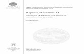Aspects of Vitamin D - DiVA portal1081230/FULLTEXT01.pdf · Data from Mr OS Sweden. Manuscript. ... PCR Polymerase Chain Reaction PTH Parathyroid Hormone QCT Quantitative Computed