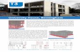 University House, Birmingham · This Schedule complies with the requirements of BS 8666:2005 * Specified in multiples of 5mm # Specified in multiples of 25mm Total Rebar Weight (kg)