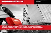 Hilti Eurofox — the complete solution for ventilated …...Hilti offers fixing solutions for concrete, masonry, wood and steel structures. Fastening of insulation using Hilti anchors