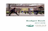 Budget Book - Ohio University · 2017-07-18 · College of Arts and Sciences ... IT Strategy & Investment Intl. Student Recruitment Capital Plan Global Strategy TechGrowth OHIO Advancement