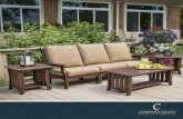 Outdoor Living Never Felt, or Looked, So Good Furniture Catalog... · Outdoor Living Never Felt, or Looked, So Good Turn your family’s patio, deck or porch into an inviting outdoor