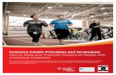 Inclusive Health Principles and Strategies · Inclusive Health Principles and Strategies: How to make your Practices Inclusive of People with Intellectual Disabilities This resource